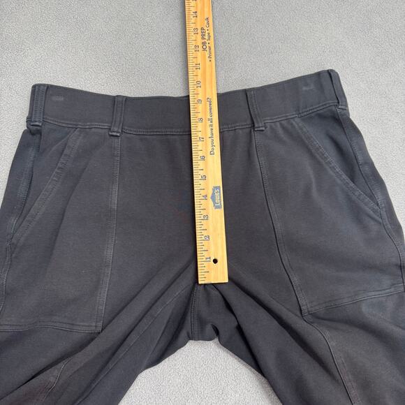 Lands End Starfish Straight Leg Pant Womens M (10-12) Black Casual Comfy Pull On - Picture 10 of 16